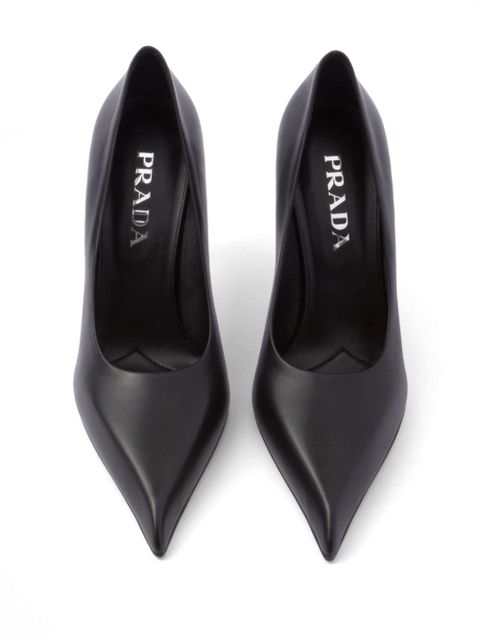 Prada 85mm leather pumps - Black