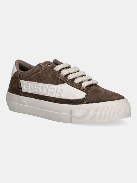 G-Star sneakersy zamszowe LOOM BSC W damskie kolor brązowy D28158-01-G259 - zdjęcie produktu nr 1