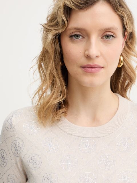 Guess sweter z domieszką wełny 4G