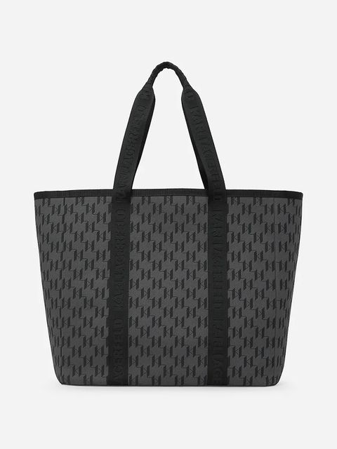 Karl Lagerfeld torebka bawełniana kolor czarny A2M50016 - zdjęcie produktu nr 2