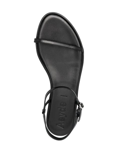 Aeyde Nettie leather sandals - Black