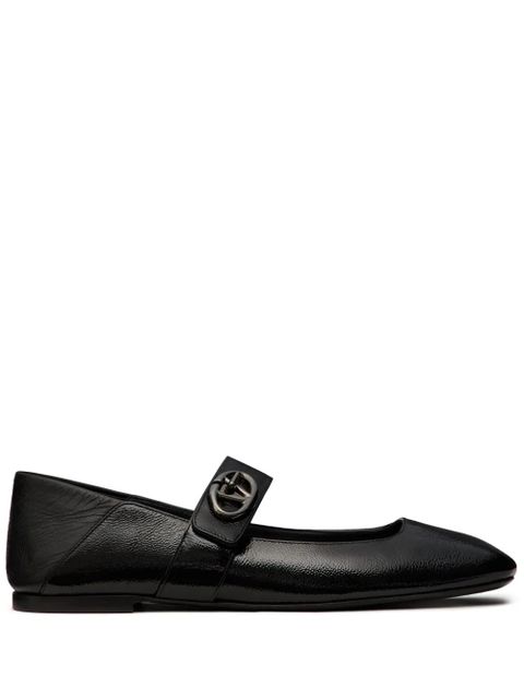 Valentino Garavani VLogo Locker ballet flats - Black - zdjęcie produktu nr 1