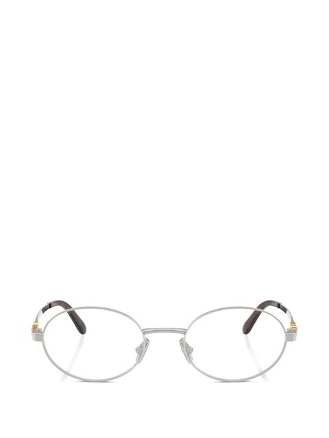 Miu Miu Eyewear round-frame glasses - Silver - zdjęcie produktu nr 1