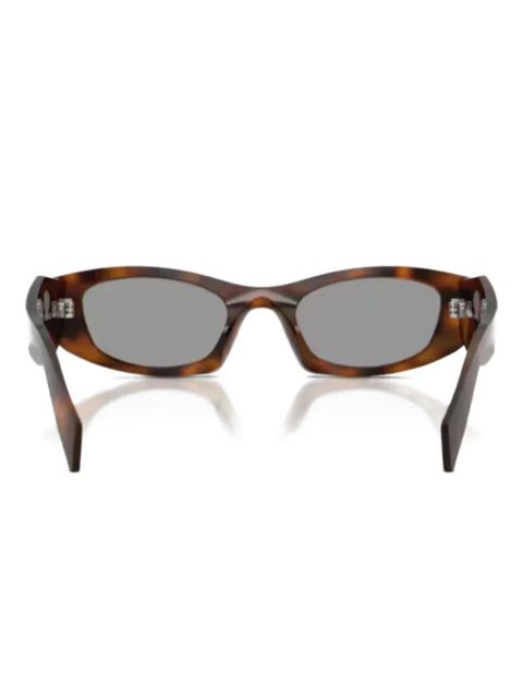 Prada Eyewear cat-eye frame sunglasses - Brown