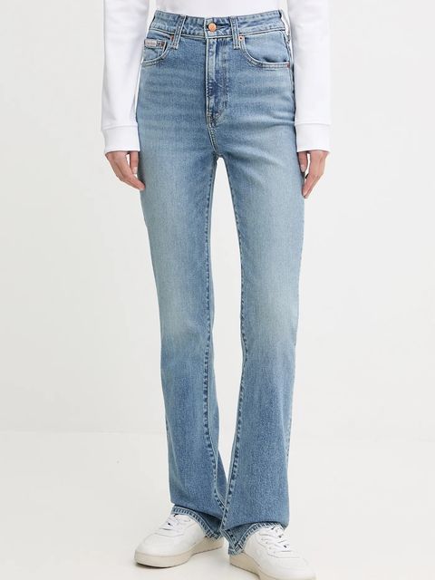 Calvin Klein Jeans jeansy damskie kolor niebieski LV047D733G - zdjęcie produktu nr 1