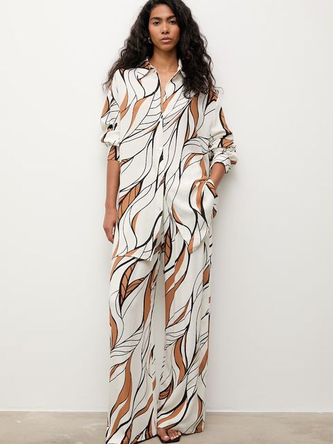 Answear.LAB komplet damski z lnem