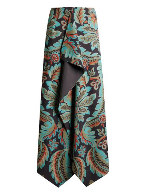 ETRO printed midi skirt - Black - zdjęcie produktu nr 1