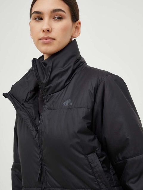 adidas kurtka damska kolor czarny przejściowa HG8757