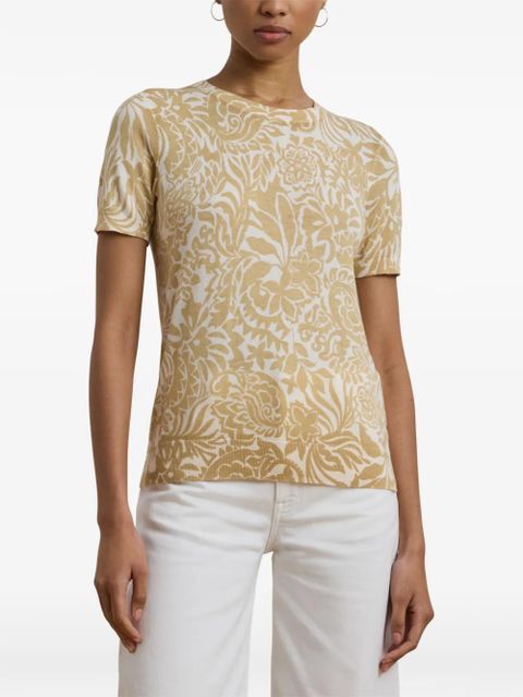 Lauren Ralph Lauren floral print top - Neutrals - zdjęcie produktu nr 1