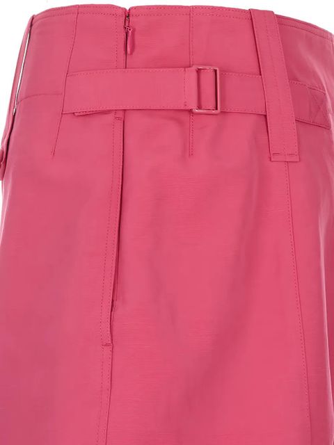 Chloé button-detail buckled-strap mini shorts - Pink