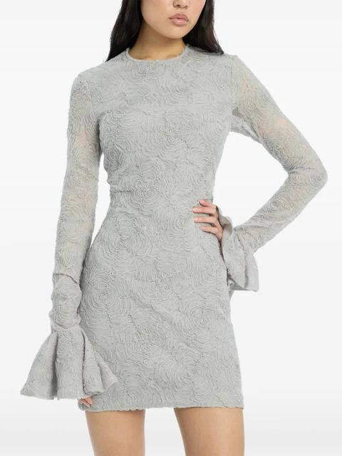 ROTATE BIRGER CHRISTENSEN long-sleeves mini dress - Grey