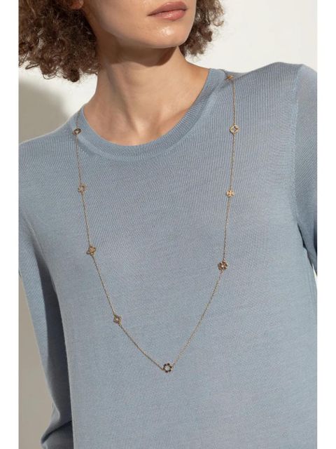 Tory Burch Kira Clover long necklace - Gold