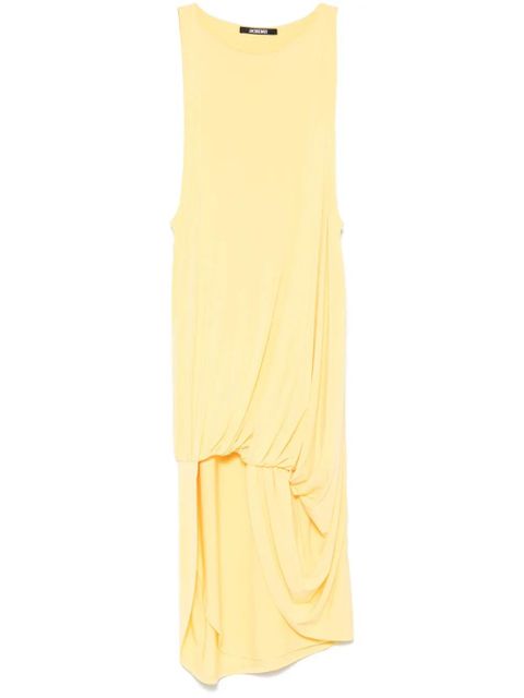 Jacquemus The Peplo mini dress - Yellow - zdjęcie produktu nr 1