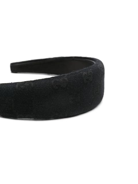 Gucci GG canvas head band - Black