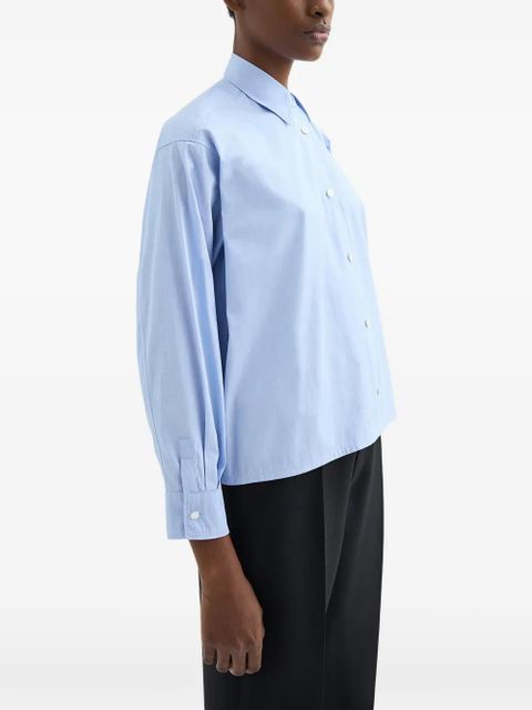 Jil Sander fil-à-fil shirt - Blue - zdjęcie produktu nr 2