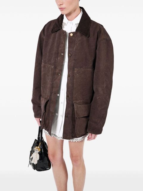Prada canvas jacket - Brown