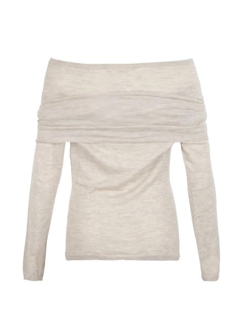 Max Mara off-shoulder sweater - Neutrals - zdjęcie produktu nr 2