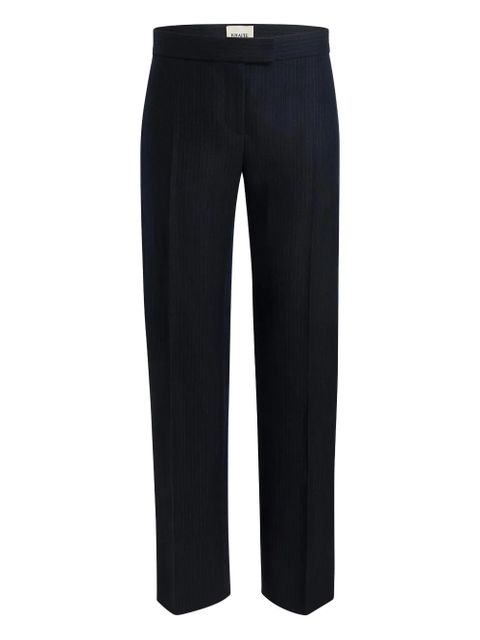 KHAITE Callen pinstripe trousers - Blue - zdjęcie produktu nr 1