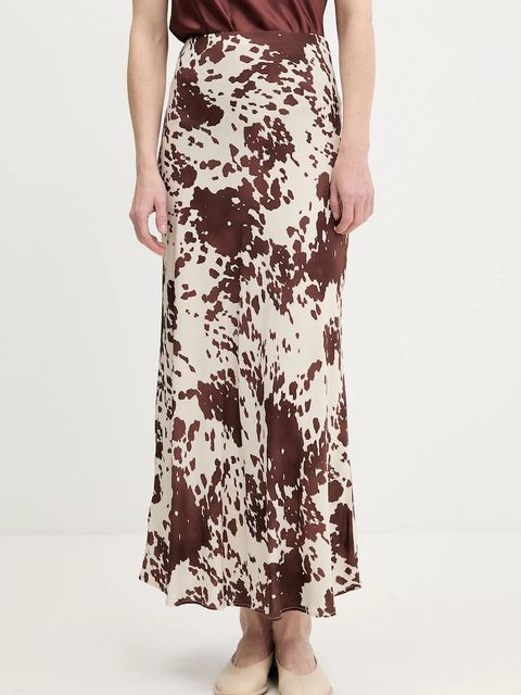 Answear.LAB spódnica kolor brązowy maxi prosta - zdjęcie produktu nr 1