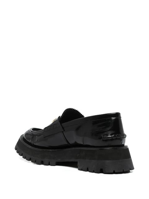Alexander Wang Carter lug-sole box loafers - Black