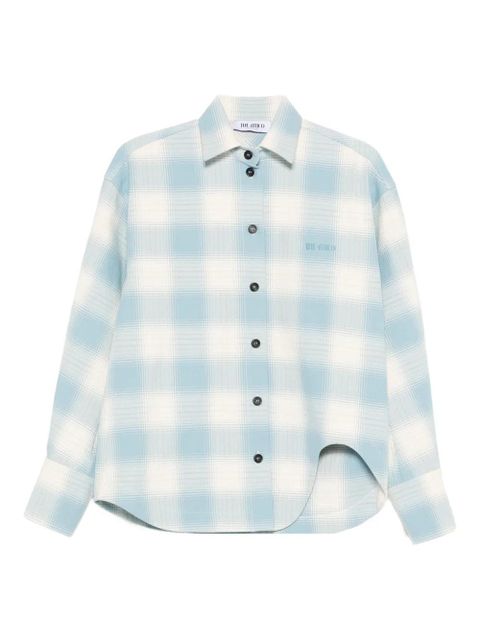 The Attico checked-pattern long-sleeve shirt - Blue - zdjęcie produktu nr 1