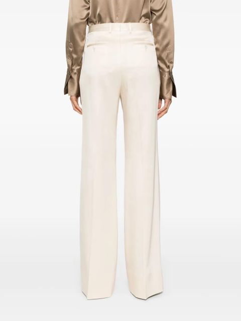 TOM FORD pressed-crease trousers - Neutrals