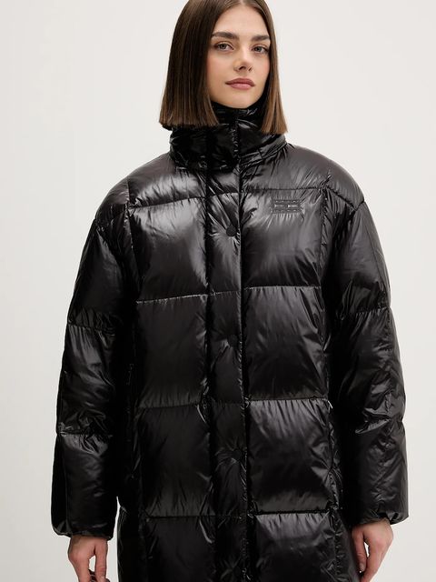 Tommy Jeans kurtka puchowa kolor czarny zimowa oversize DW0DW21615