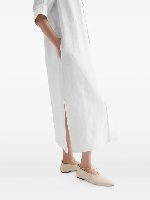 Jil Sander short-sleeve shirt dress - White - zdjęcie produktu nr 2