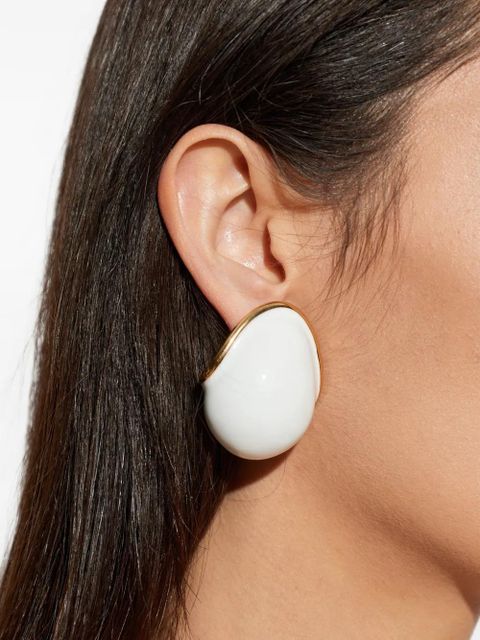 Jacquemus Raisin oval earrings - White - zdjęcie produktu nr 2