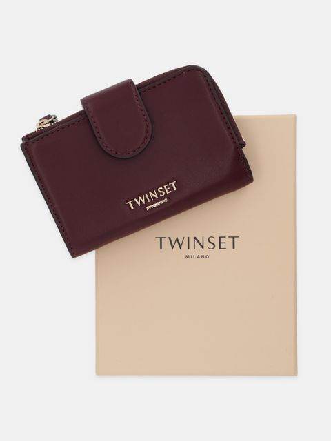 Twinset portfel damski kolor fioletowy 252TL8014