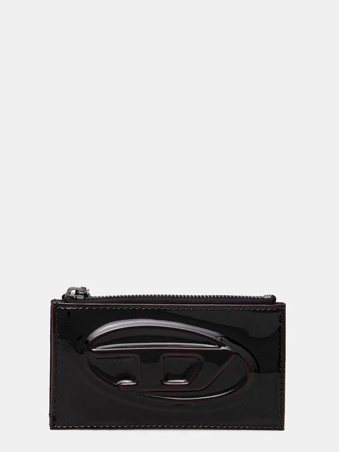 Diesel portfel 1DR 2.0 1DR CARD HOLDER III damski kolor czarny X10392.P8008 - zdjęcie produktu nr 1