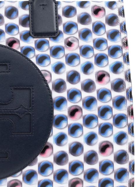 Tory Burch logo-debossed tote bag - White