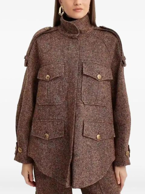 ZIMMERMANN epaulettes jacket - Brown