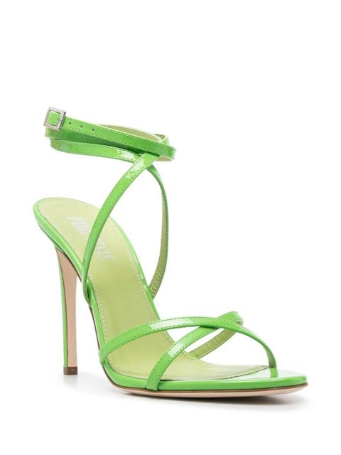 Paris Texas 110mm lace-up sandals - Green - zdjęcie produktu nr 2