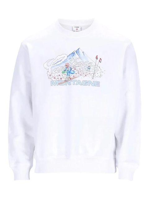 Casablanca montagne-print sweatshirt - White - zdjęcie produktu nr 1