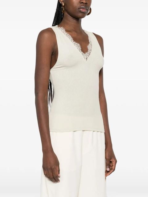 Nanushka Siara V-neck tank top - Neutrals