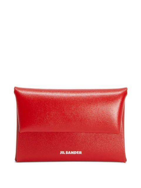 Jil Sander folded card holder - Red - zdjęcie produktu nr 1