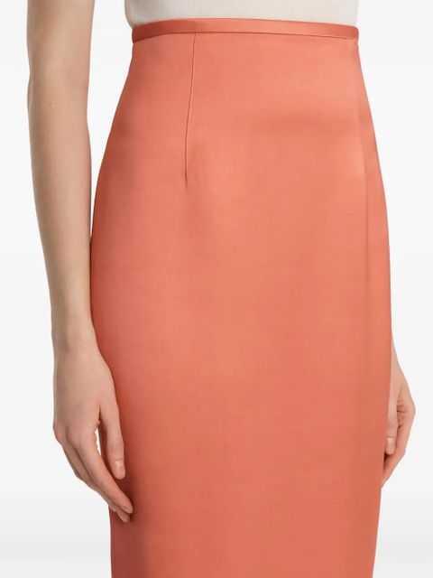 KHAITE zip skirt - Orange
