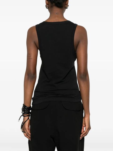 ENTIRE STUDIOS round-neck top - Black