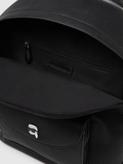 Karl Lagerfeld plecak IKON damski kolor czarny duży gładki A4W30003