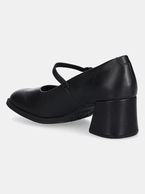 Camper czółenka skórzane Kora kolor czarny na słupku K201799-001