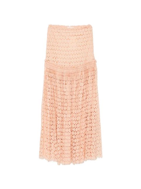 Ulla Johnson Aris lace maxi skirt - Pink - zdjęcie produktu nr 1