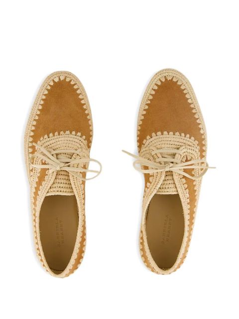 Gabriela Hearst x Clergerie Miguel lace-up Derby shoes - Brown