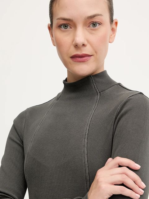 G-Star sukienka kolor szary mini dopasowana D27164.E127