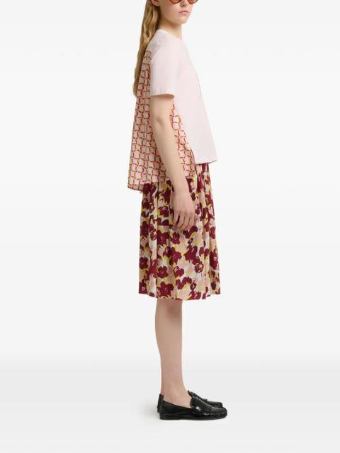 Marni printed pocket back T-shirt - Pink - zdjęcie produktu nr 2