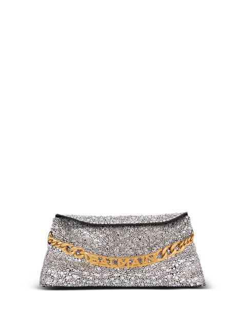 Balmain 1945 rhinestone-embellished clutch bag - Black - zdjęcie produktu nr 1
