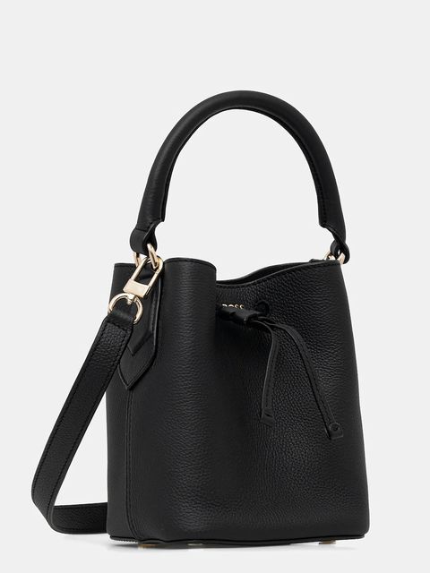 BOSS torebka skórzana Lenah SM Bucket