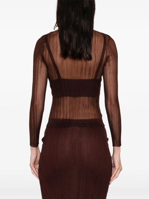 Simkhai long-sleeve top - Brown