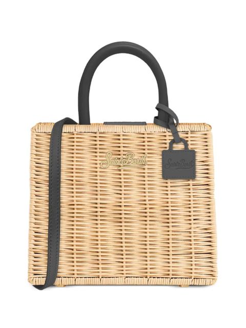 MC2 Saint Barth Shop Bag straw tote bag - Neutrals - zdjęcie produktu nr 1