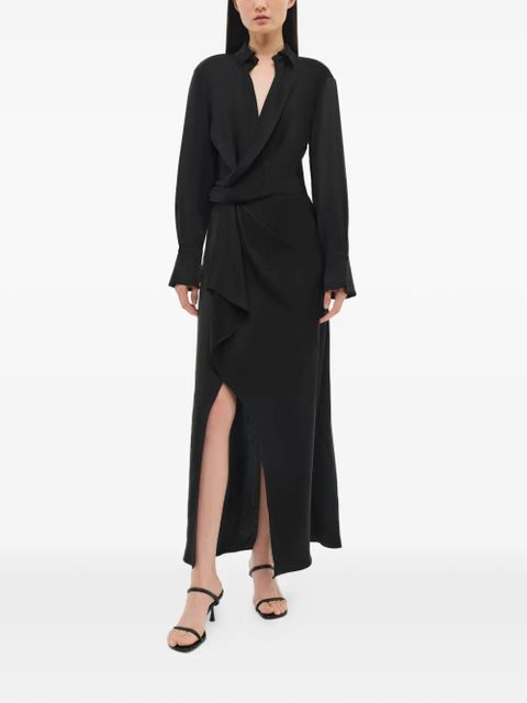 Simkhai Signature Talita long-sleeve midi dress - Black - zdjęcie produktu nr 2